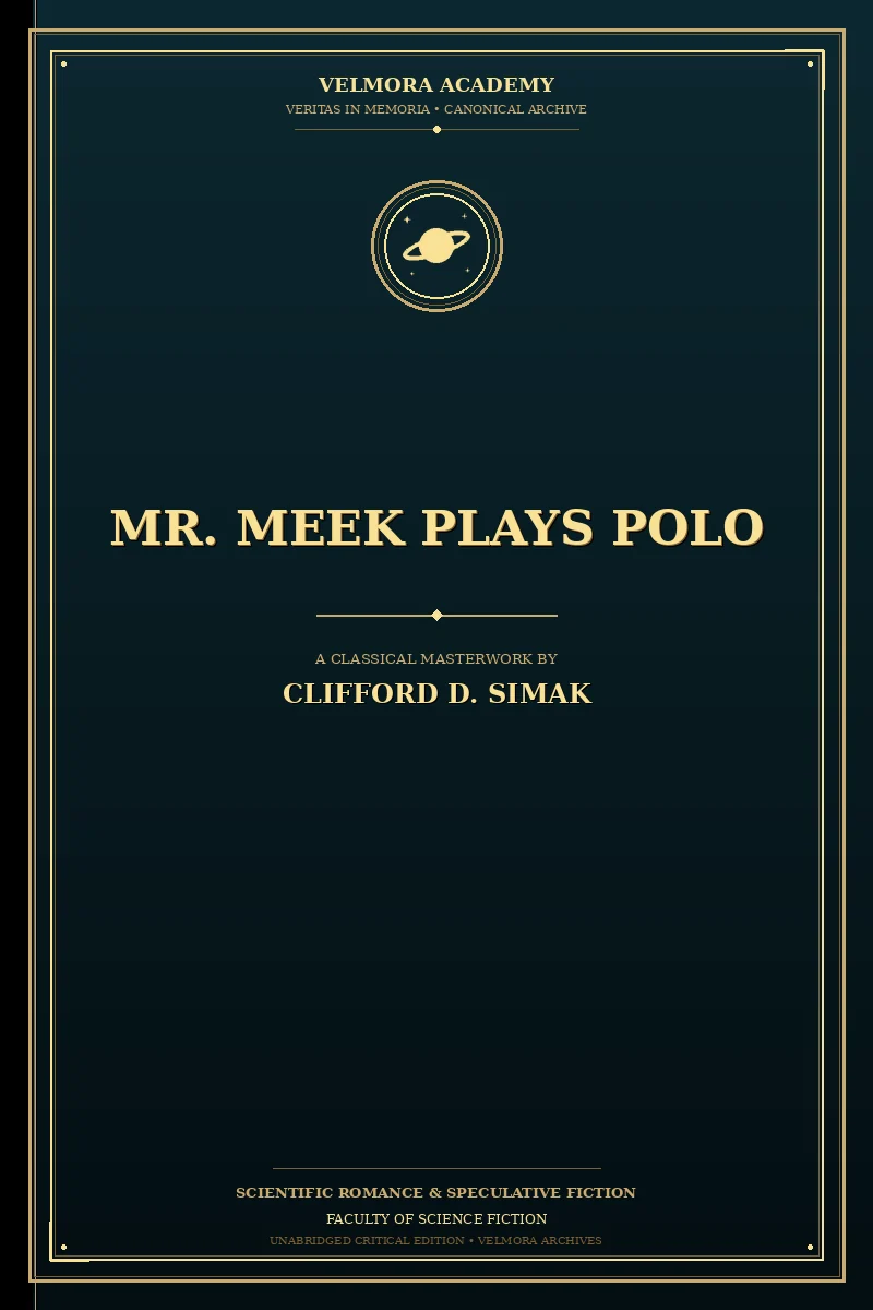 Cover of Mr. Meek Plays Polo