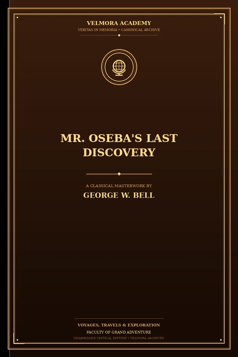 Mr. Oseba's Last Discovery