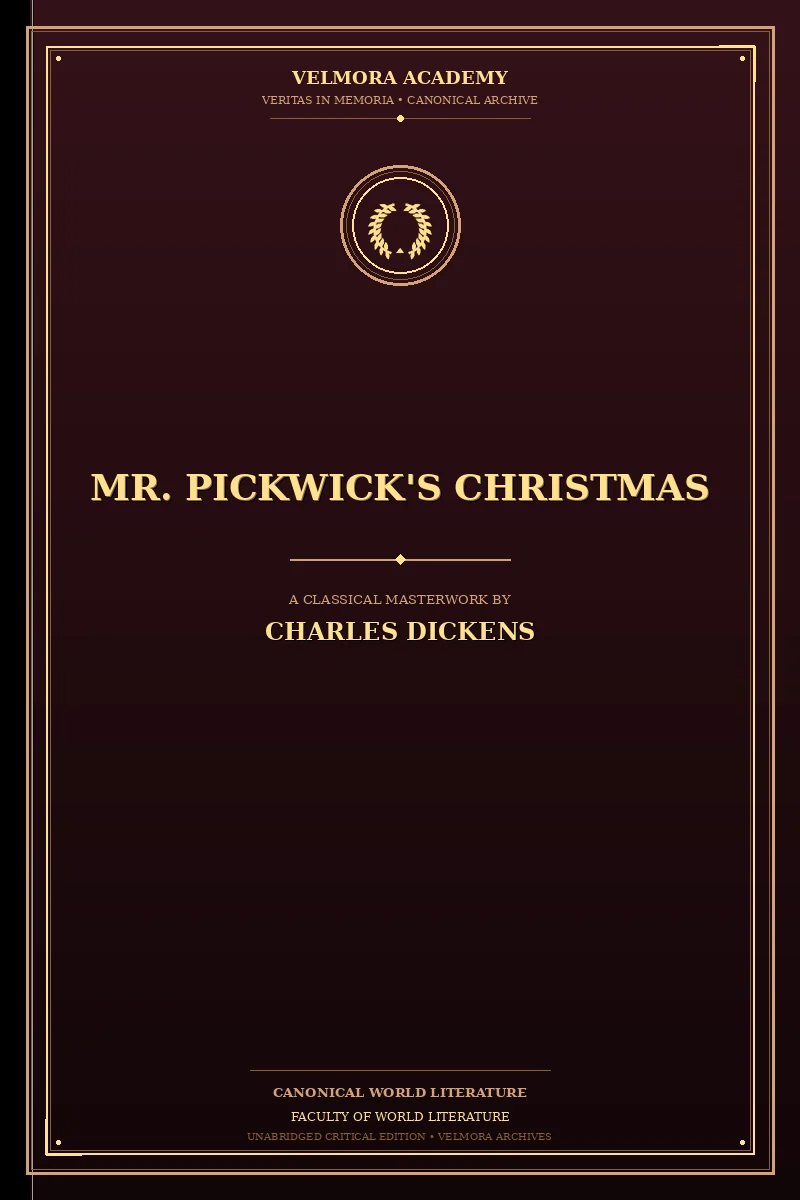 Mr. Pickwick's Christmas