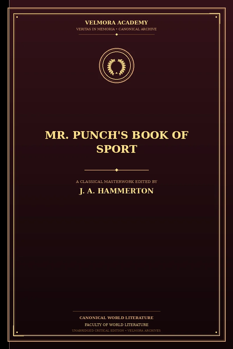 Mr. Punch's Book of Sport