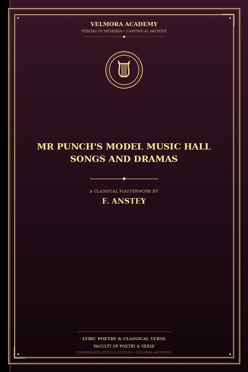 Cover of Mr Punch's Model Music Hall Songs and Dramas