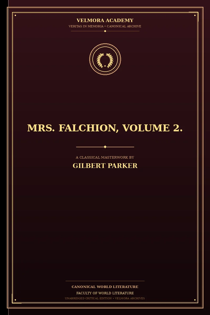 Cover of Mrs. Falchion, Volume 2.