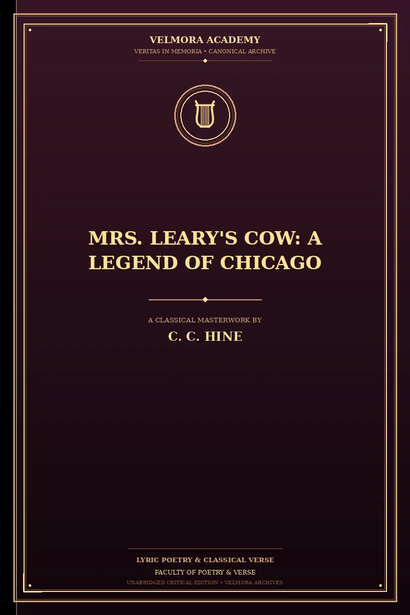 Cover of Mrs. Leary's Cow: A Legend of Chicago