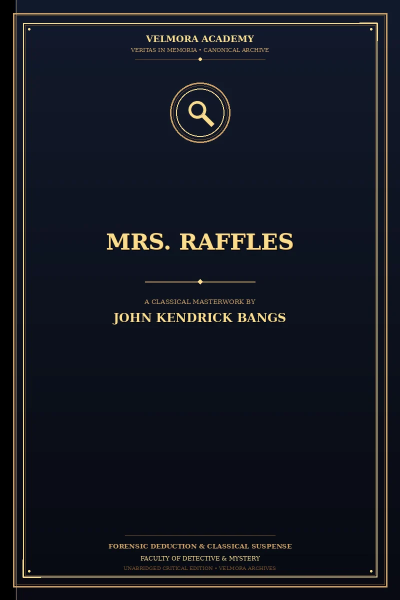 Cover of Mrs. Raffles