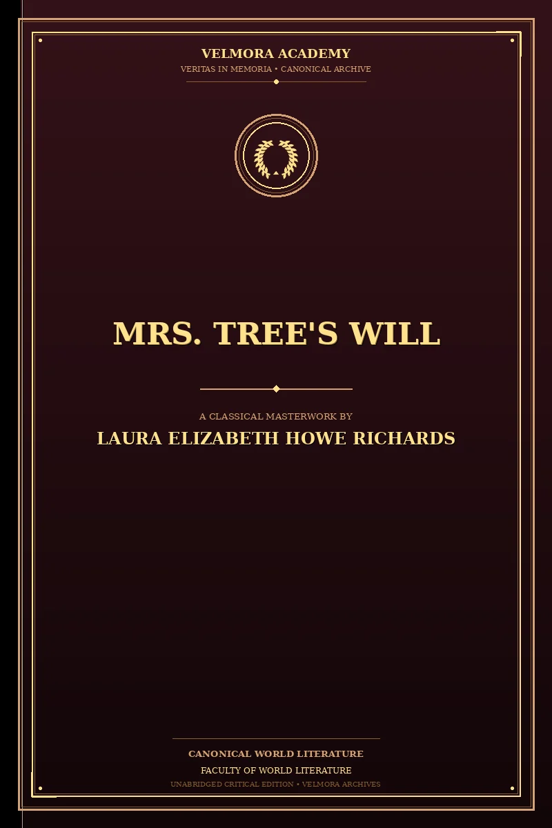 Cover of Mrs. Tree's Will