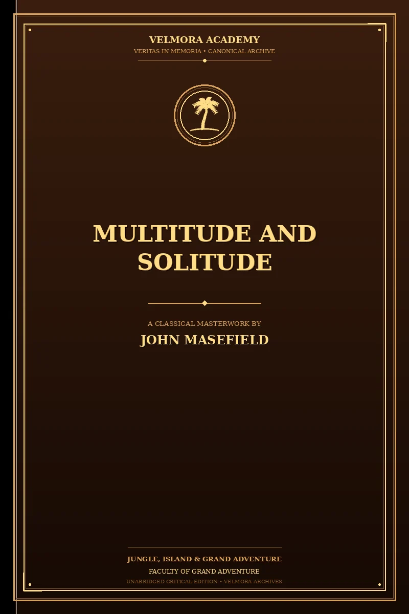 Multitude and Solitude