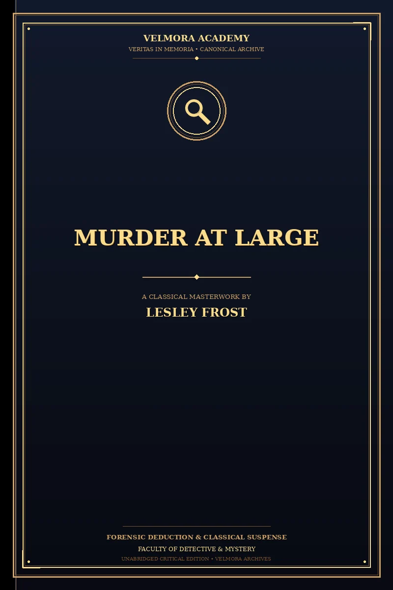Murder at Large
