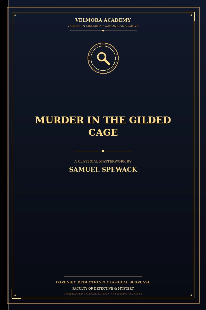 Cover of Murder in the Gilded Cage