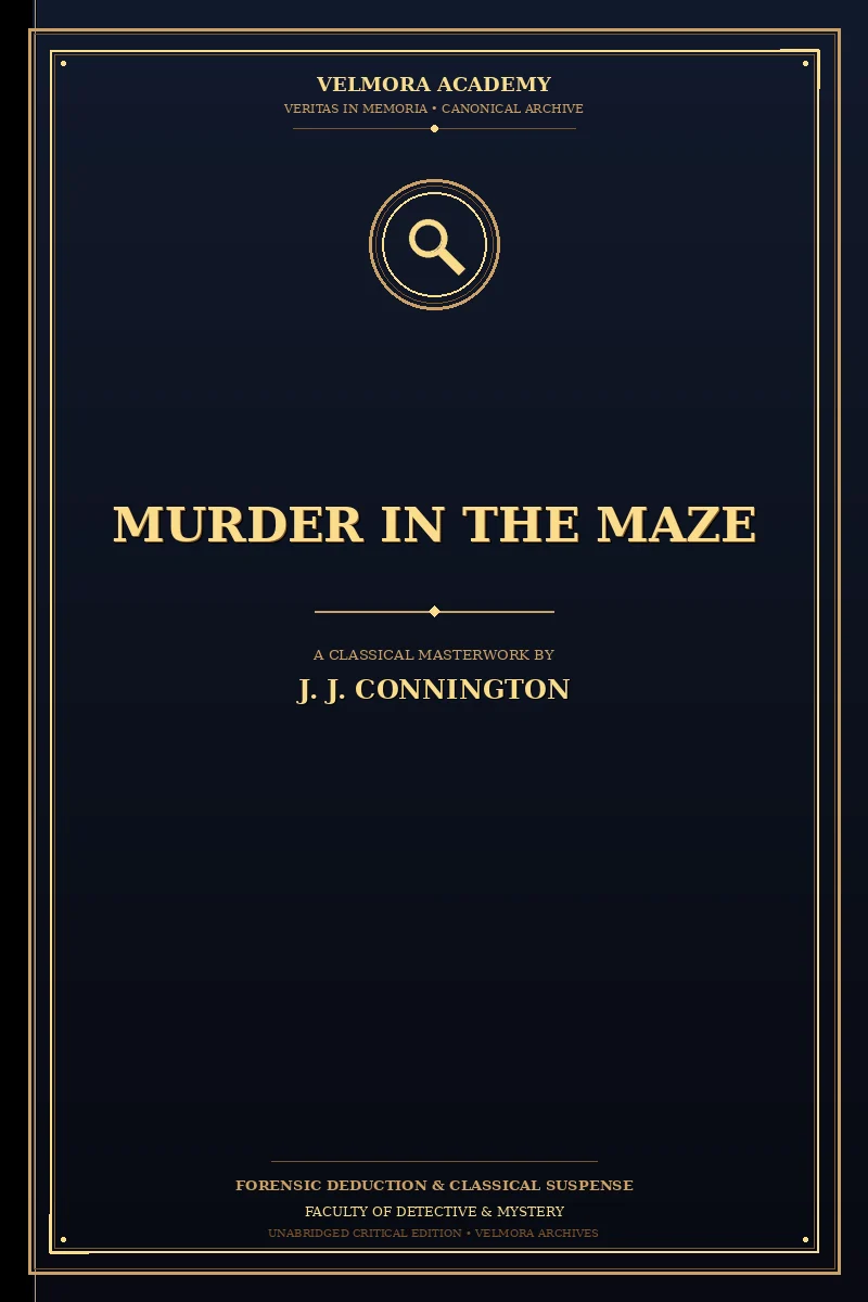 Cover of Murder in the maze