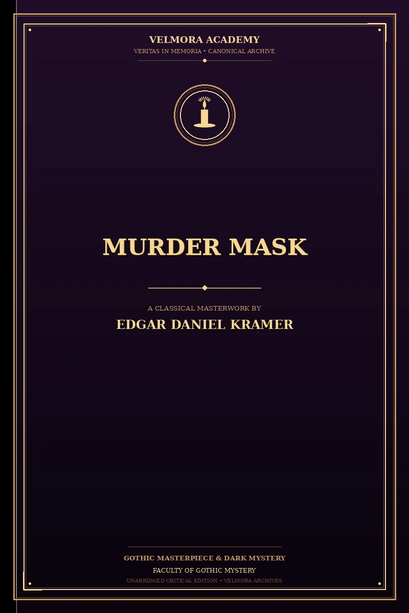 Cover of Murder mask