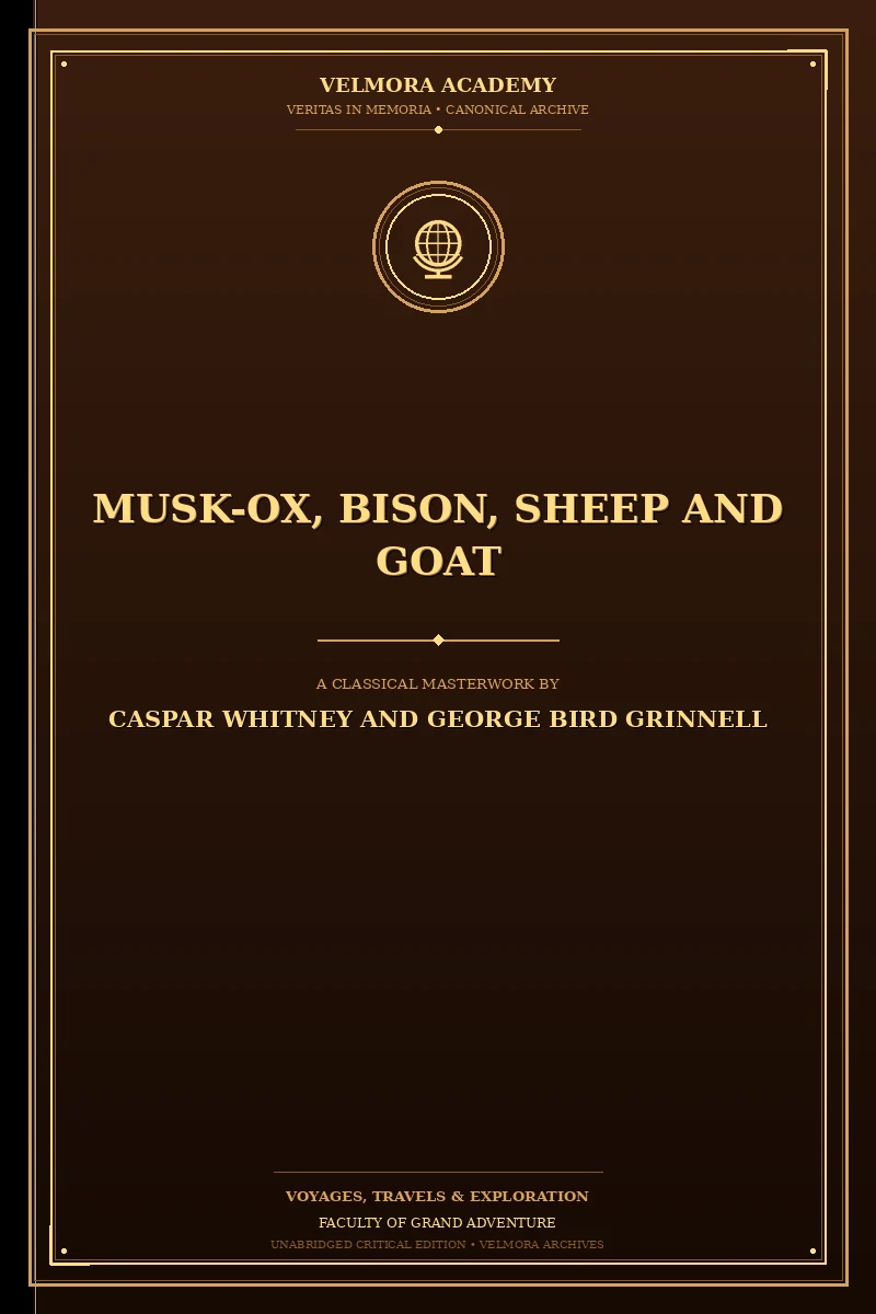 Musk-Ox, Bison, Sheep and Goat