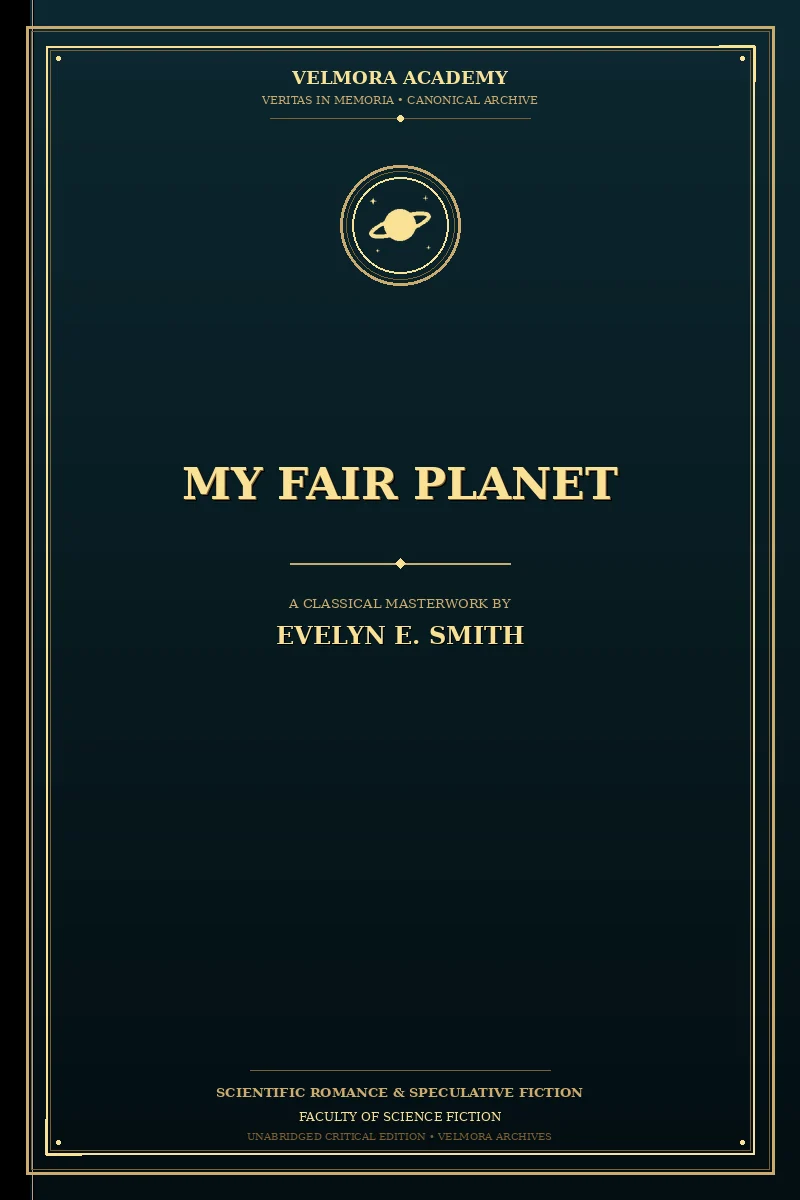 Cover of My Fair Planet