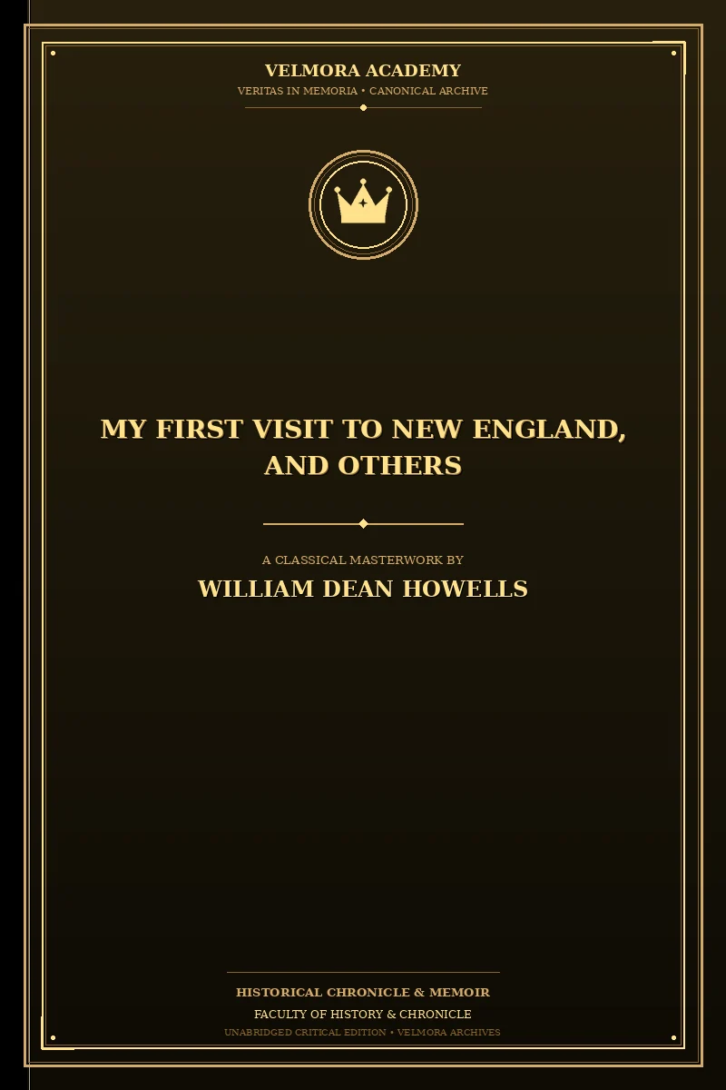 Cover of My First Visit to New England, and Others
