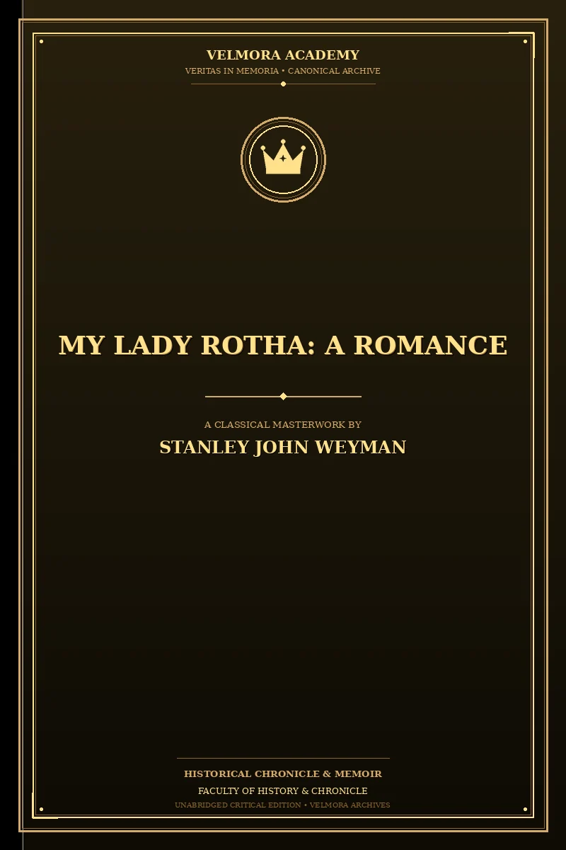 Cover of My Lady Rotha: A Romance
