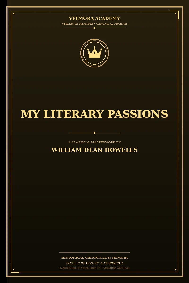 Cover of My Literary Passions