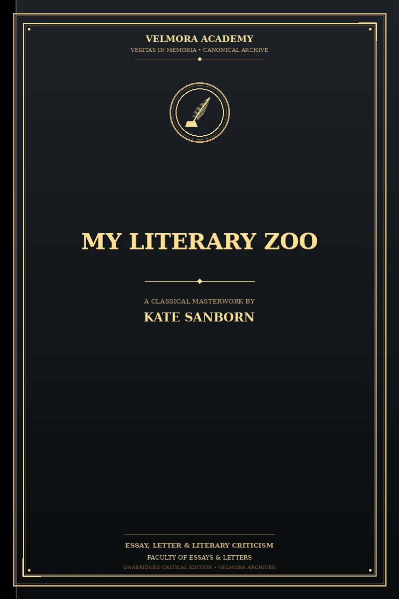 My Literary Zoo