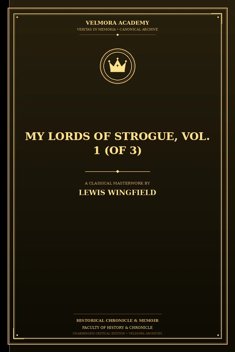 Cover of My Lords of Strogue, Vol. 1 (of 3)