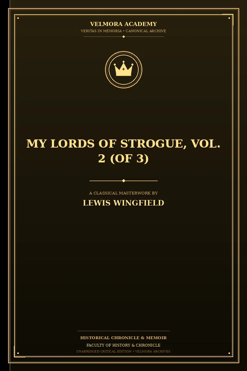 Cover of My Lords of Strogue, Vol. 2 (of 3)