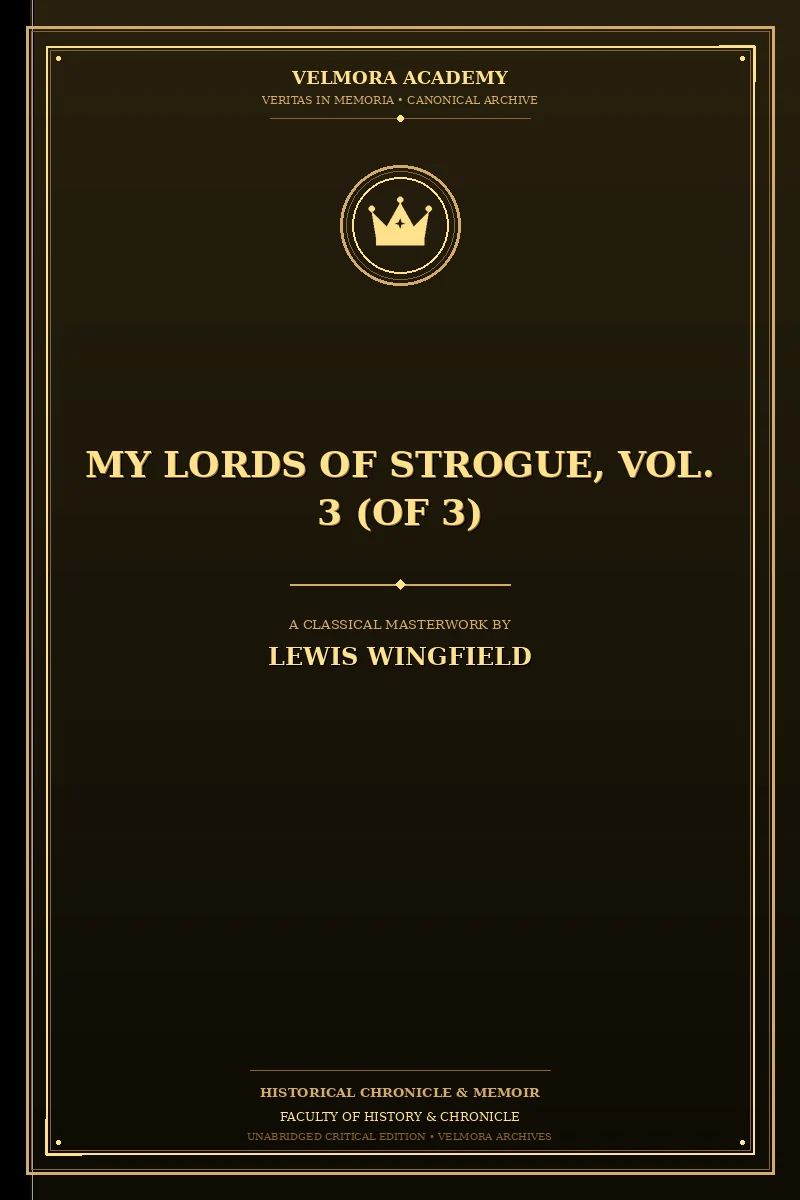 Cover of My Lords of Strogue, Vol. 3 (of 3)