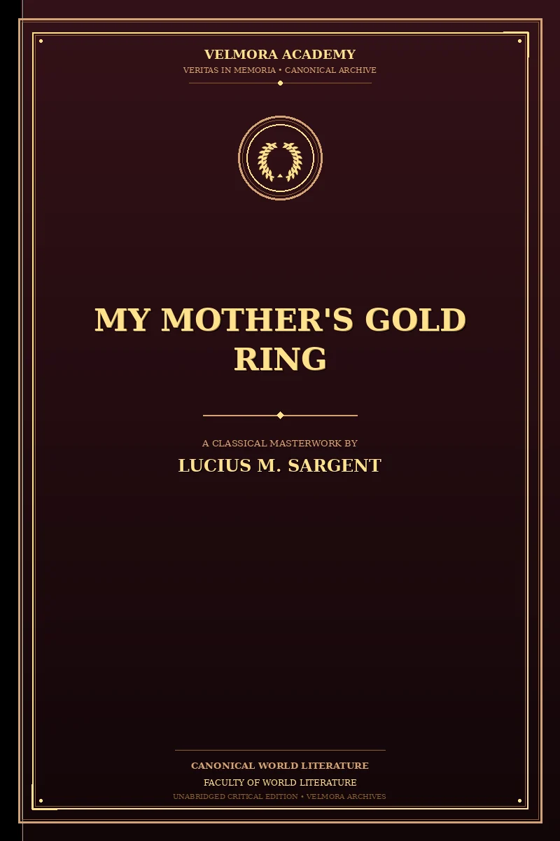 Cover of My Mother's Gold Ring