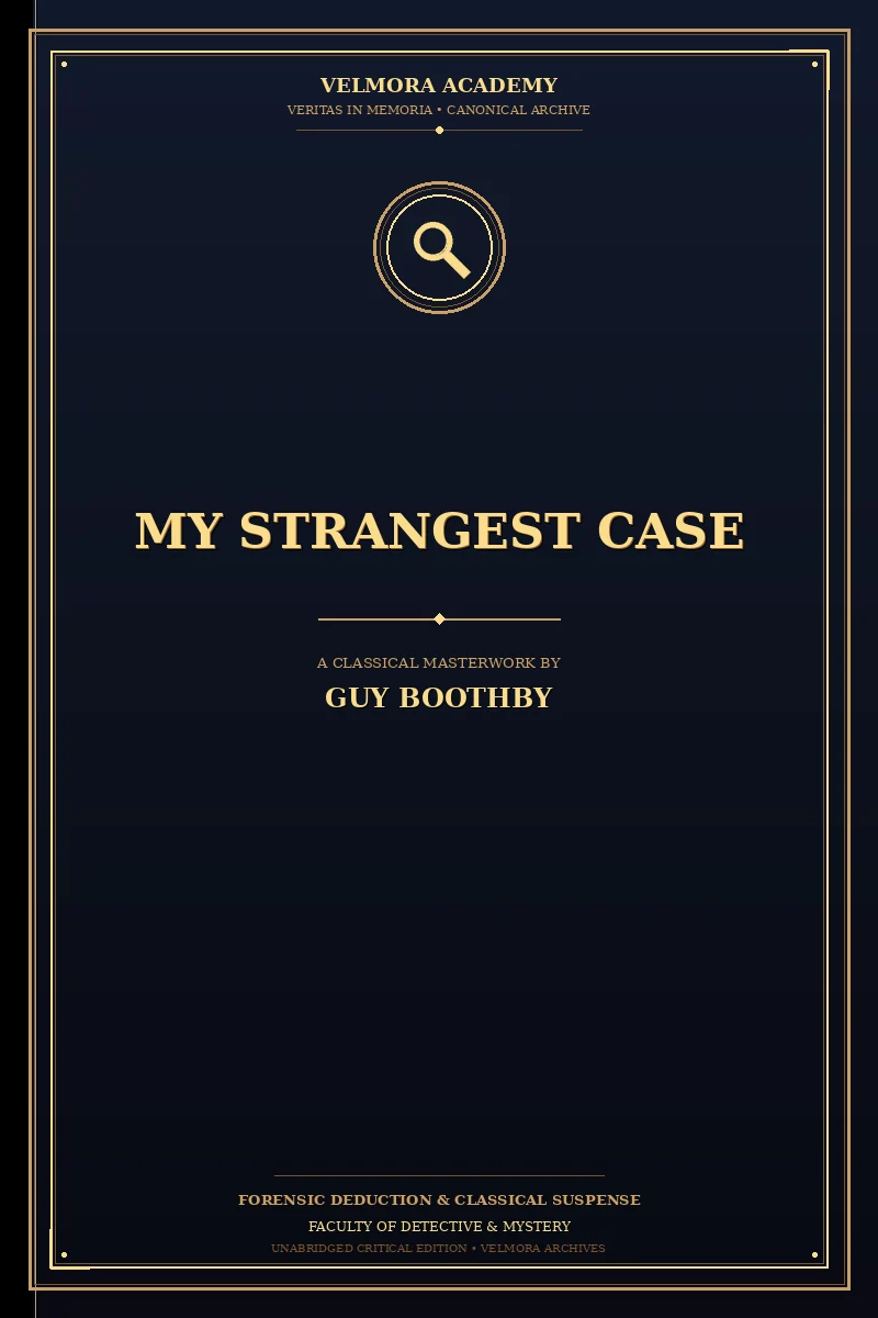 My Strangest Case