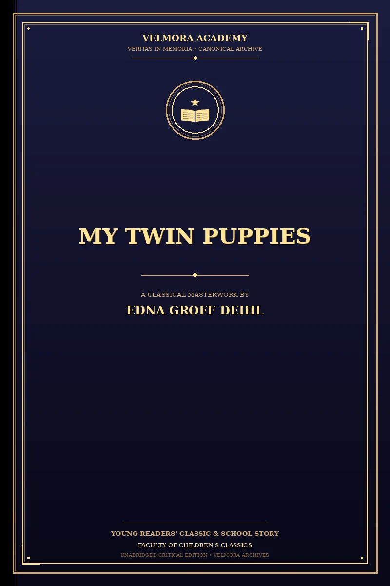 Cover of My twin puppies