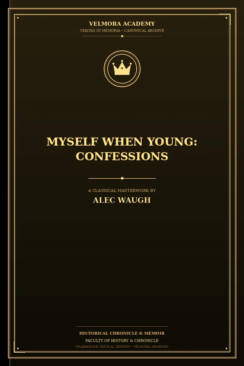 Myself When Young: Confessions