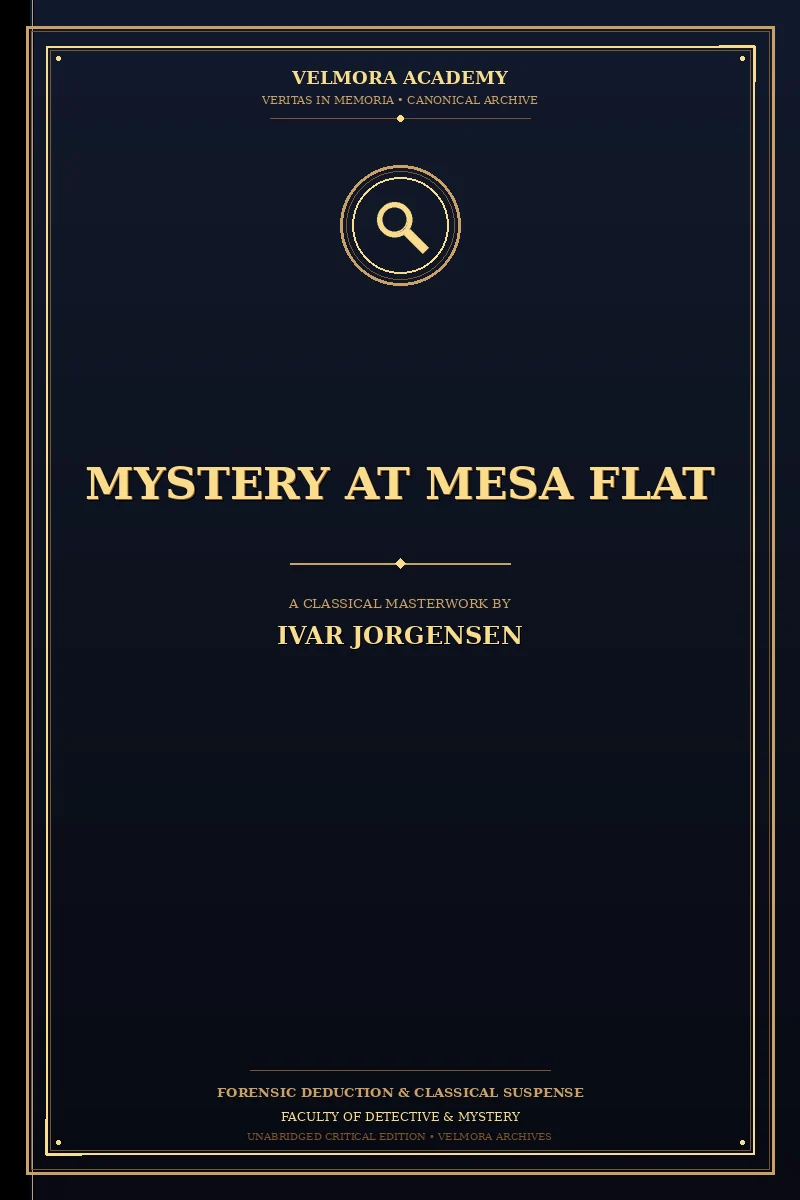 Cover of Mystery at Mesa Flat