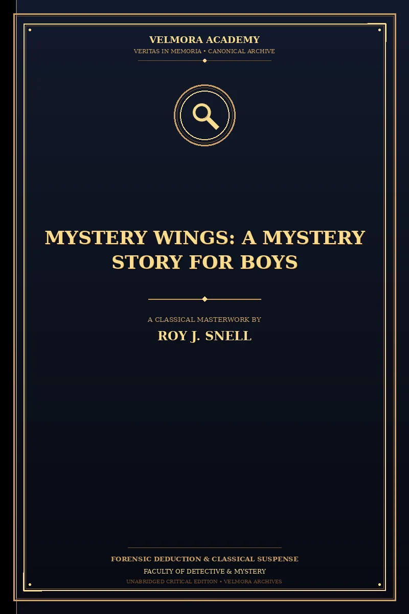 Mystery Wings: A Mystery Story for Boys