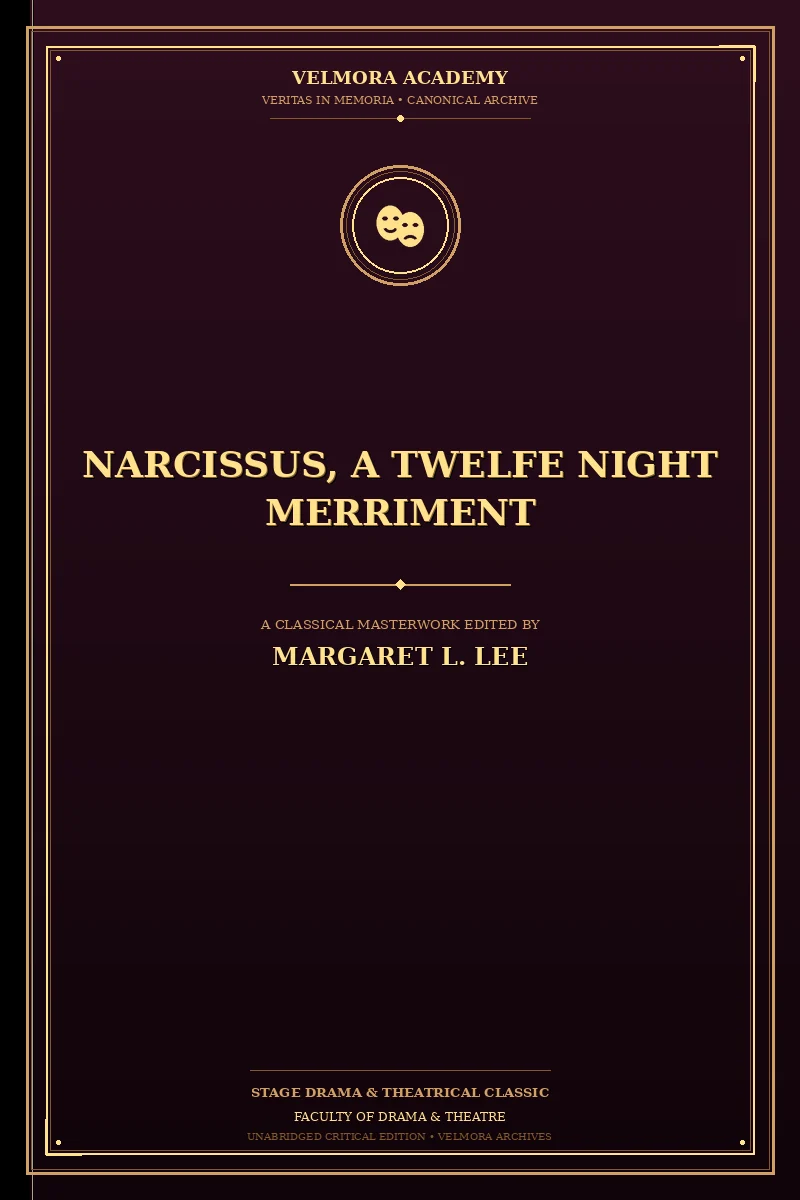 Cover of Narcissus, a Twelfe Night Merriment