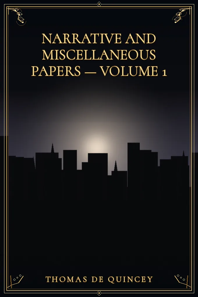 Cover of Narrative and Miscellaneous Papers — Volume 1