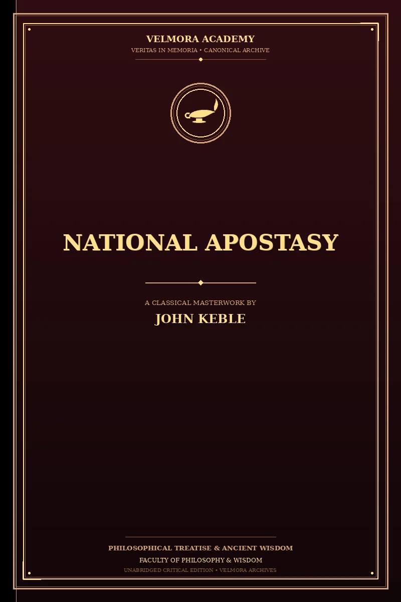 Cover of National Apostasy