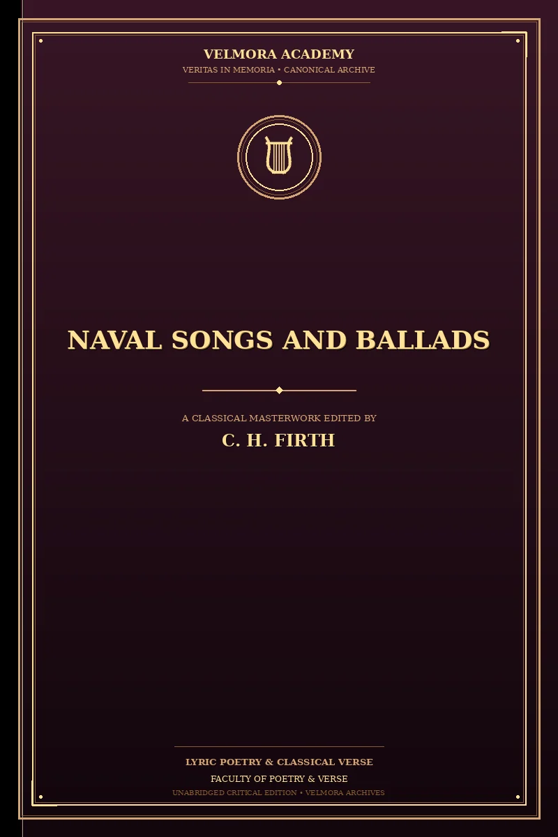 Cover of Naval songs and ballads