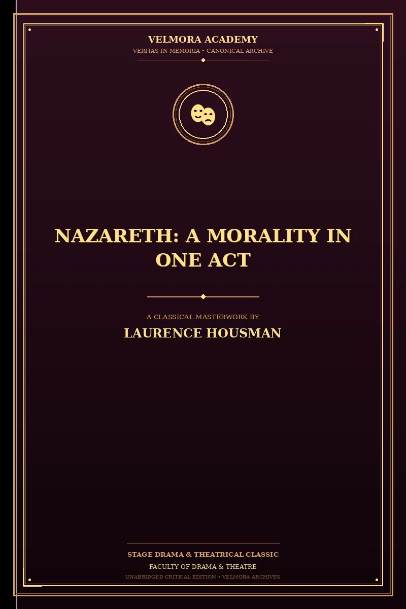 Cover of Nazareth: a morality in one act