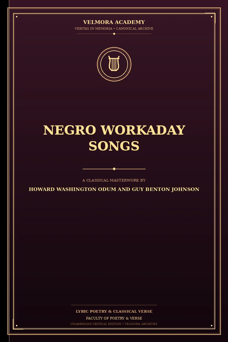 Negro workaday songs