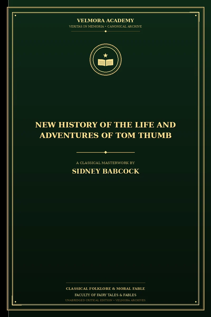 Cover of New History of the Life and Adventures of Tom Thumb