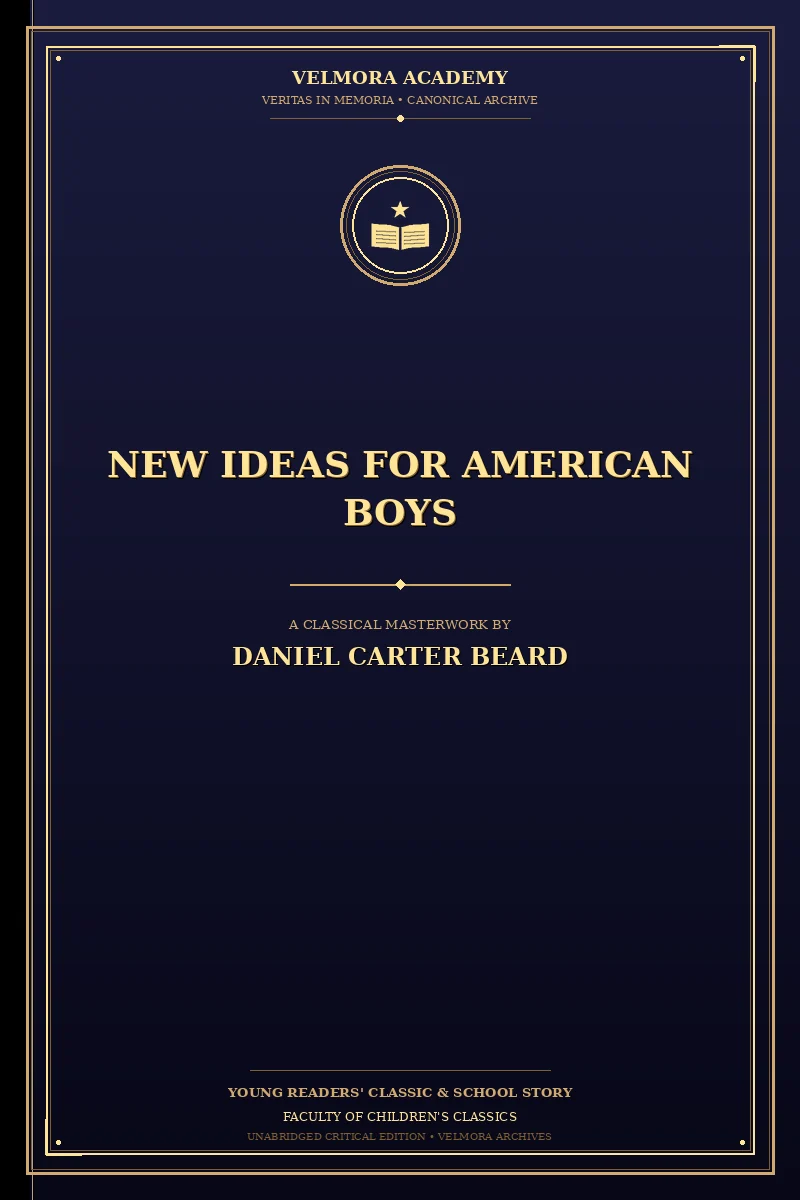 Cover of New Ideas for American Boys