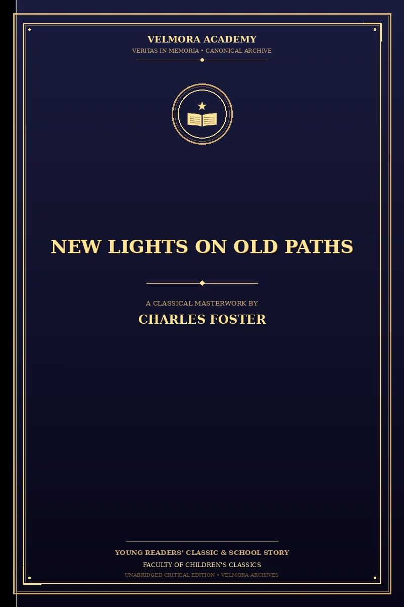 Cover of New Lights on Old Paths