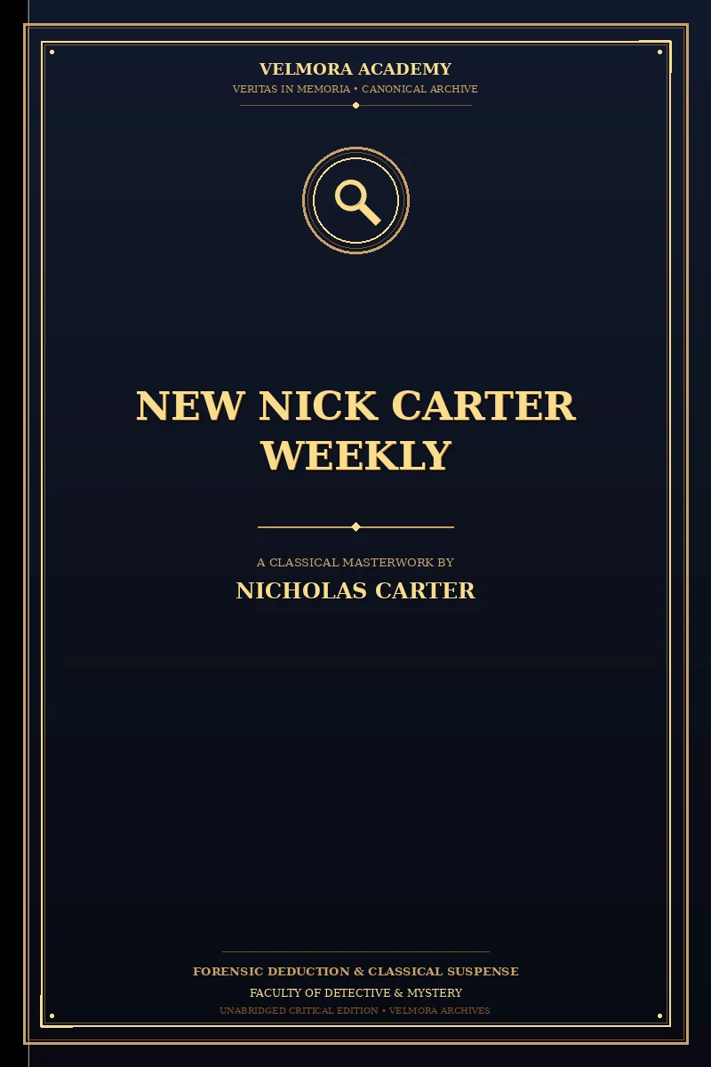 New Nick Carter weekly