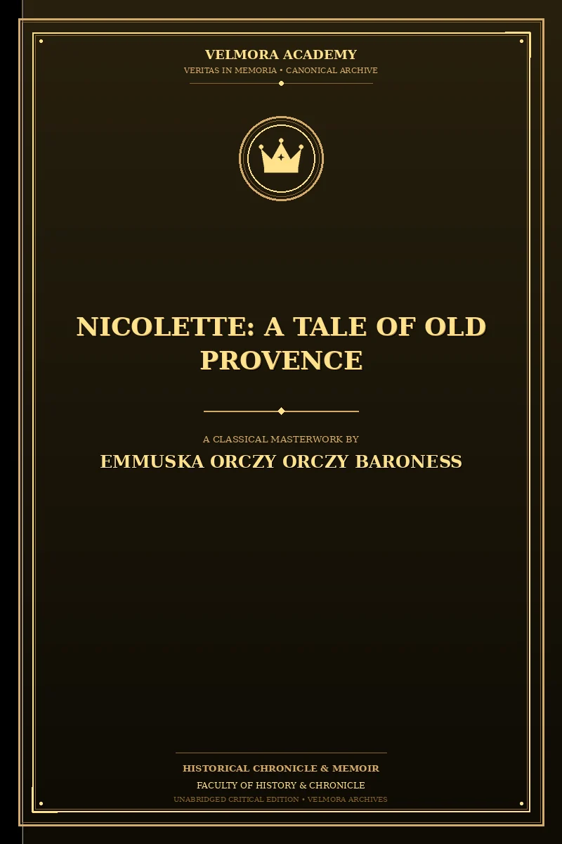 Cover of Nicolette: A Tale of Old Provence