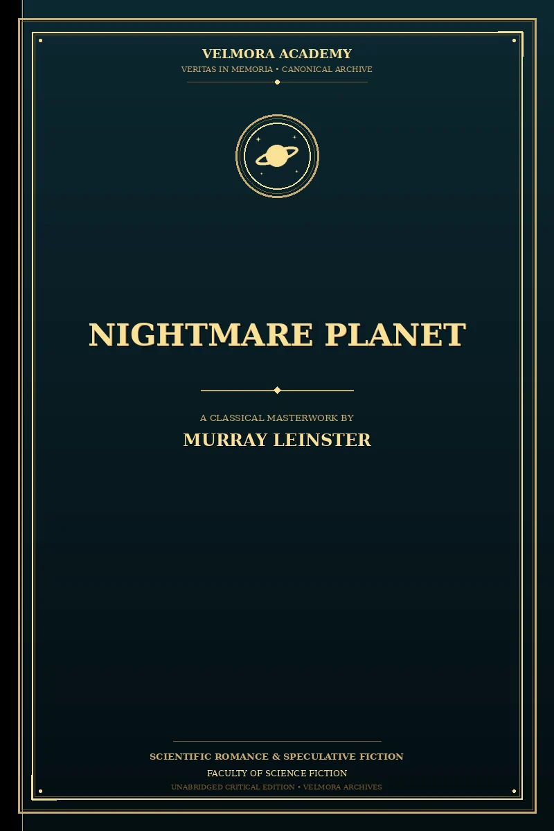 Cover of Nightmare Planet