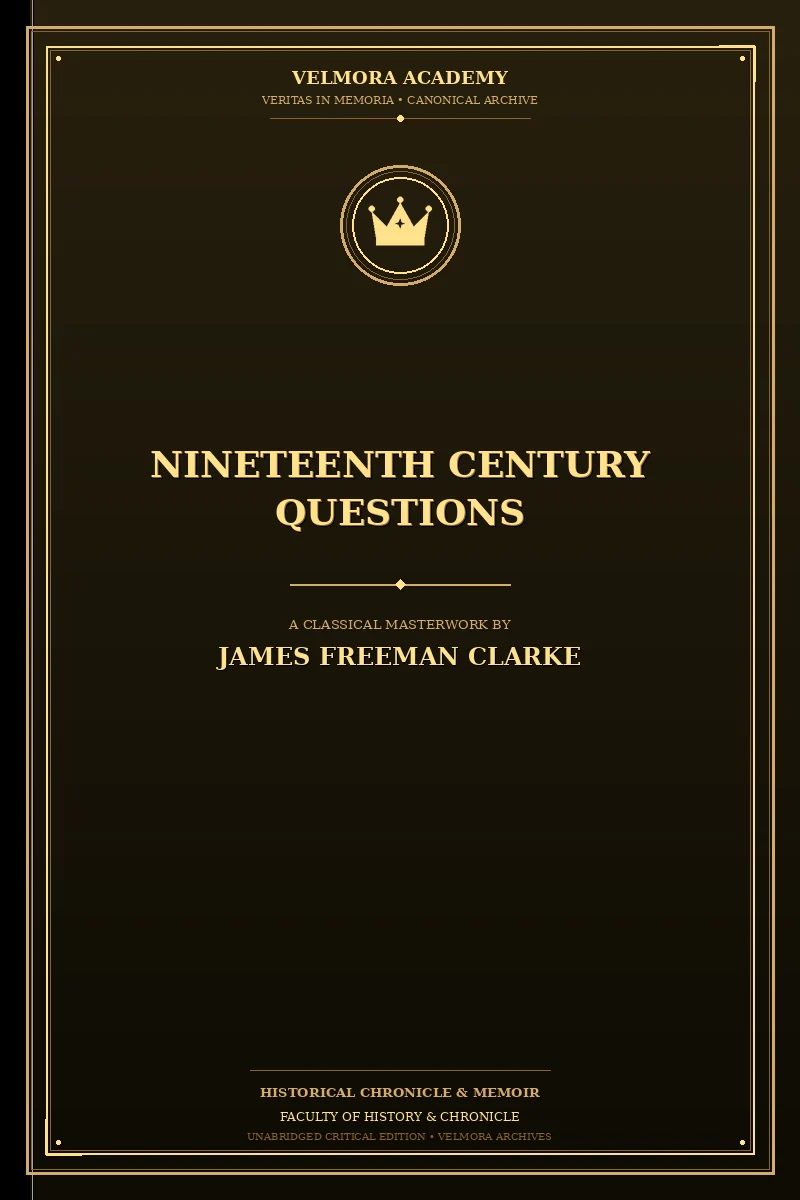 Cover of Nineteenth Century Questions