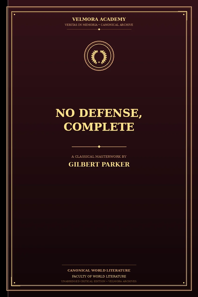 Cover of No Defense, Complete