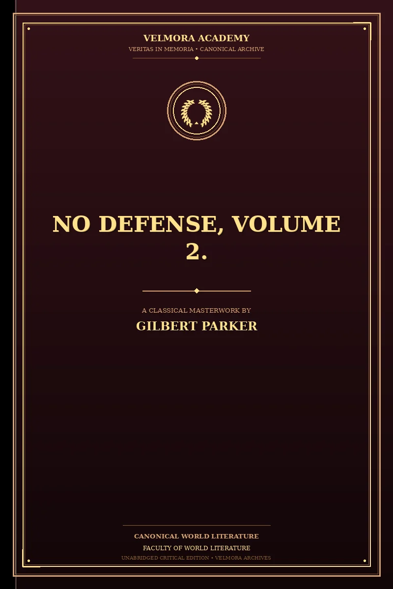 Cover of No Defense, Volume 2.