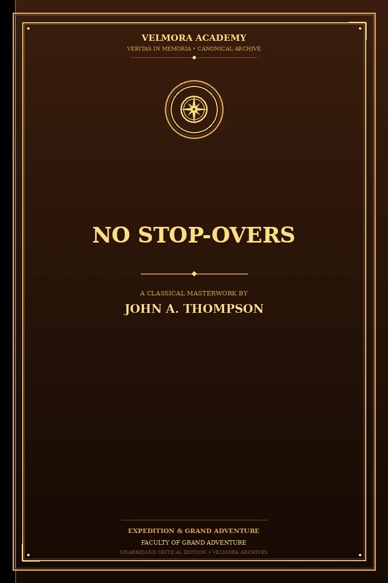Cover of No stop-overs