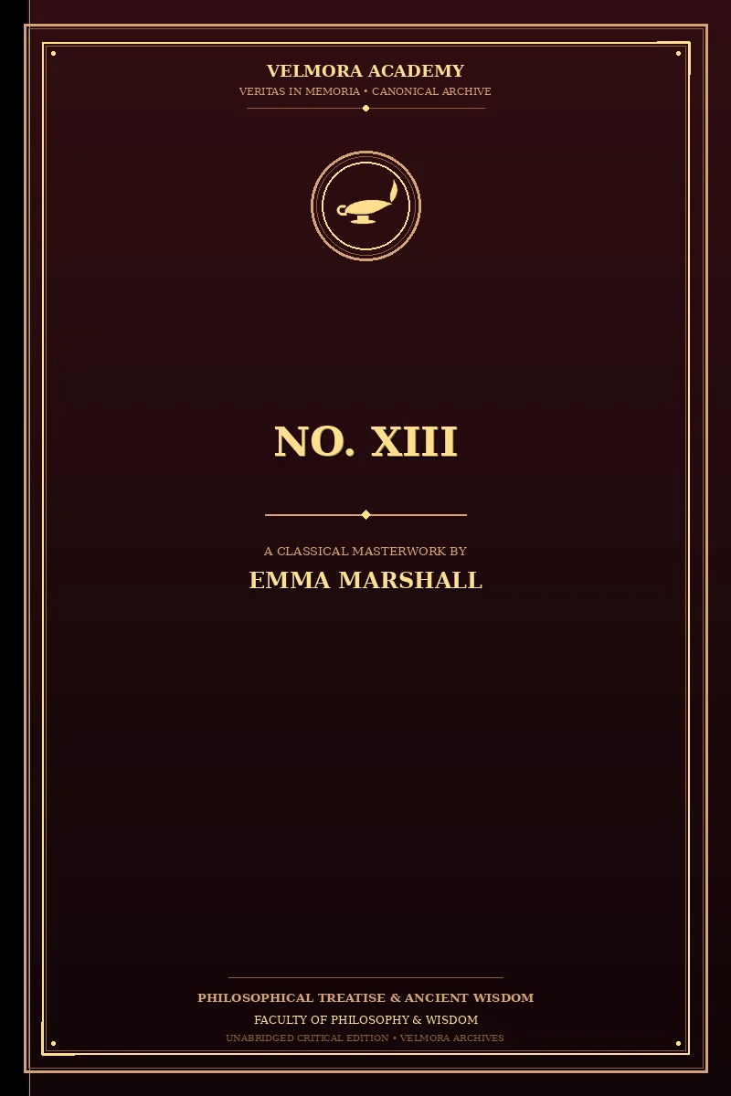 Cover of No. XIII