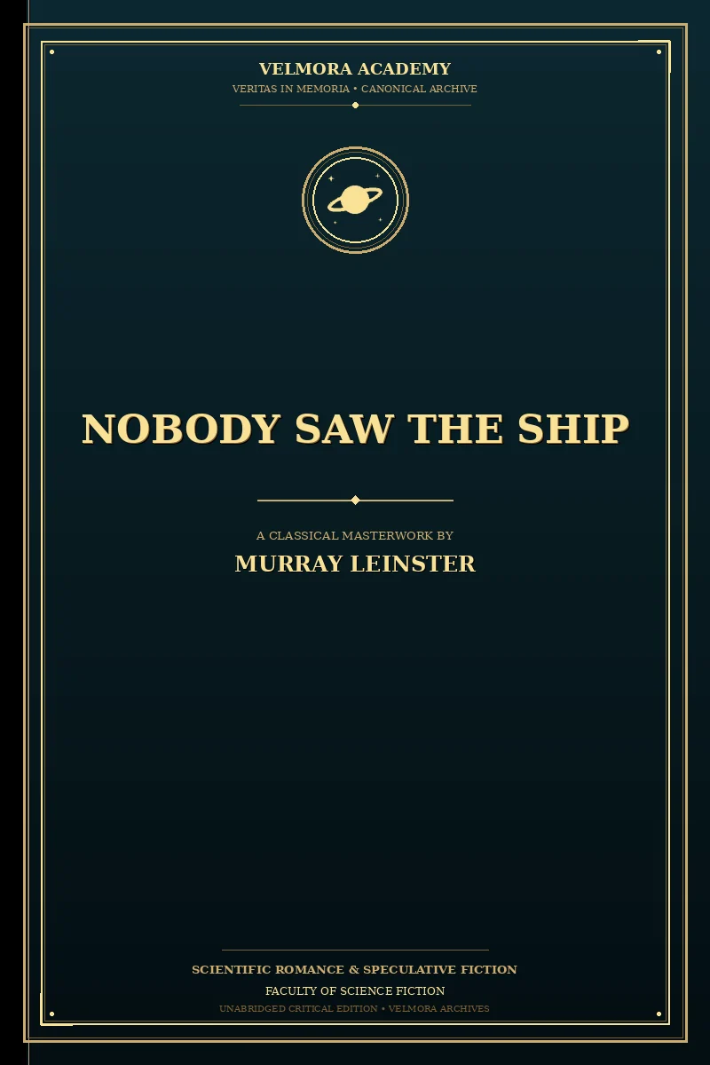 Nobody saw the ship