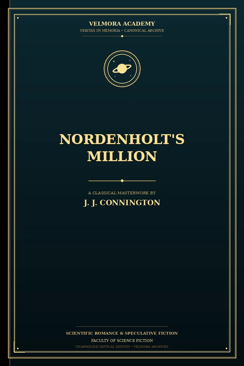 Cover of Nordenholt's Million