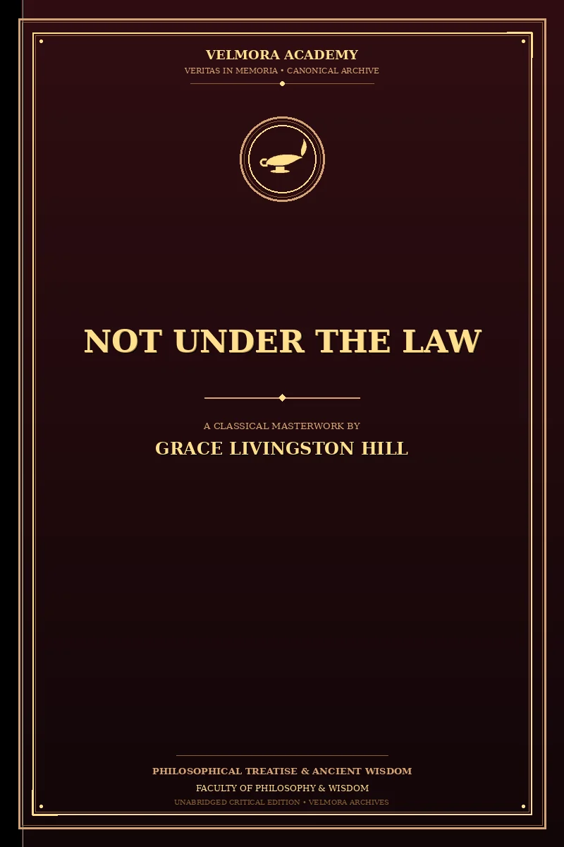Not Under the Law