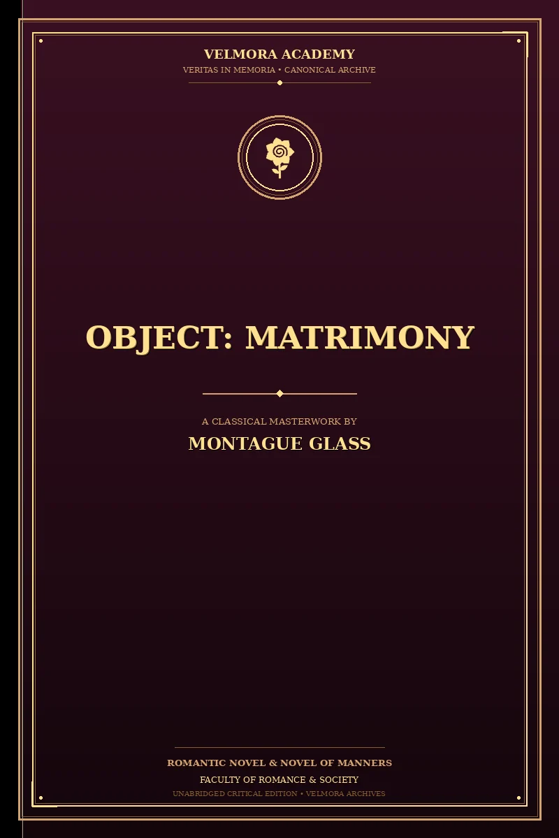 Cover of Object: Matrimony